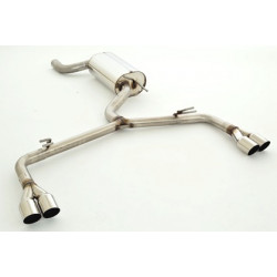Duplex Sport exhaust silencer KIA Cee d a Pro Cee d GT (JD) - ECE approval (970515BTD-X)