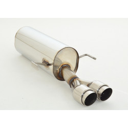 Sport exhaust silencer Opel Astra H GTC - ECE approval (971161-x)