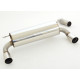 Izpušni sistemi Friedrich Motorsport 76mm Sport duplex exhaust (stainless steel) - ECE approval (971367AMD-X3-X) | race-shop.si