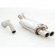 Izpušni sistemi Friedrich Motorsport Sport exhaust silencer (stainless steel) - ECE approval (971412A-X) | race-shop.si