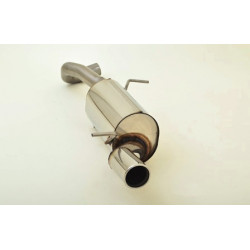 Sport exhaust silencer VW Polo 6R Facelift / 6C - ECE approval (971444-X)