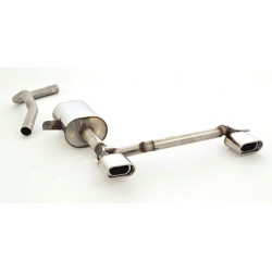 Duplex Sport exhaust silencer Renault Megane III Grandtour (Typ Z) inkl. GT - ECE approval (971912TD-X)