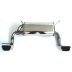 Duplex Sport exhaust silencer Toyota MR2 W3 - ECE approval (972113D-X)