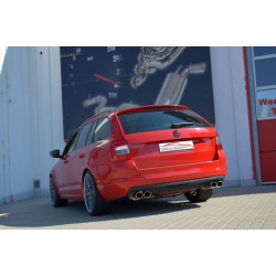76mm Sport duplex exhaust Skoda Octavia 5E - ECE approval (972511ATD-X3-X)