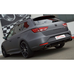 76mm Sport duplex exhaust Seat Leon 5F ST Cupra - ECE approval (972711TCD-X3-X)