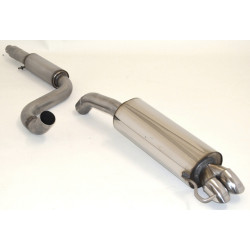 76mm (3") Exhaust (stainless steel) - ECE approval VW Beetle VW Golf (981412-X3)