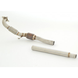76mm Stainless steel downpipe with sport kat. (200CPSI) (981425G-X3-DPKAHJS)