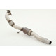 Scirocco 76mm Downpipe with 200CPSI sport kat. VW Scirocco III R (981441AR-X3-DPKAHJS) | race-shop.si