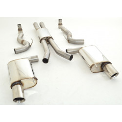 76mm Duplex exhaust system Ford Mustang Coupe - ECE approval (991206-X3-X)