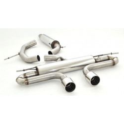 3"(76mm) Duplex Exhaust (stainless steel) - ECE approval (991445GR-X3-X)