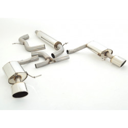 76mm Duplex exhaust system Seat Leon 5F ST Cupra - ECE approval (992711TC-X3-X)