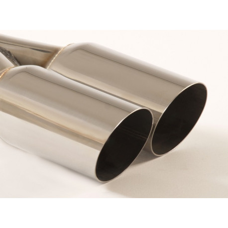 Z dvema izpustoma Konica dušilca ​​izpušnih plinov 2x76mm (ER-59) | race-shop.si