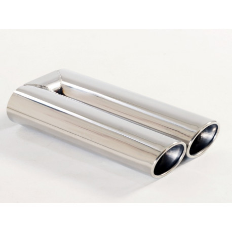 Z dvema izpustoma Konica dušilca ​​izpušnih plinov 2x70x85mm (ER-71) | race-shop.si