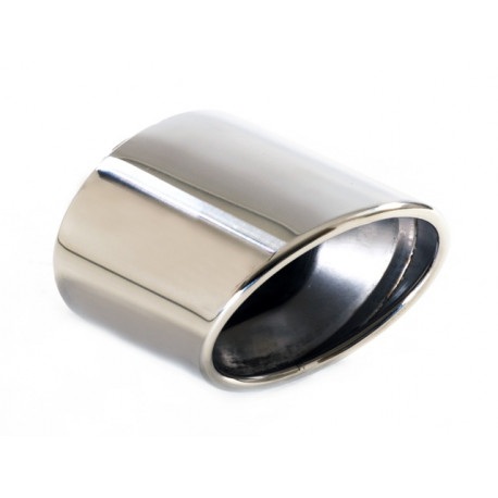 Ovalni z enim izpustom Konica dušilca ​​izpušnih plinov 90x120 | race-shop.si