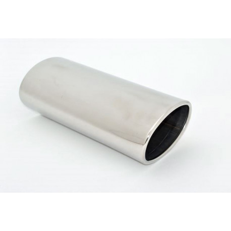 Ovalni z enim izpustom Konica dušilca ​​izpušnih plinov 95x152mm (desna) | race-shop.si