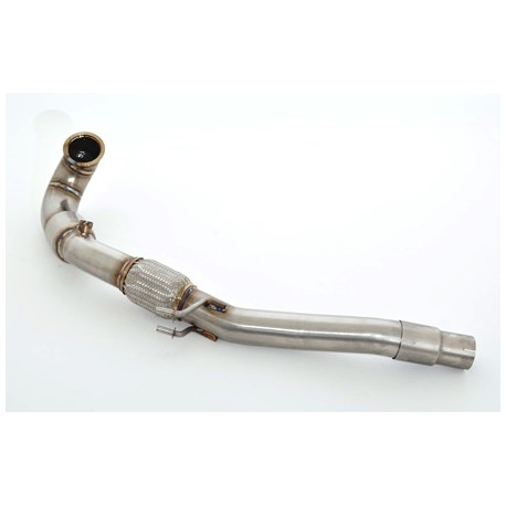 A1 76mm Downpipe with Sport kat. (stainless steel) AUDI A1 (981042S-X3-DPKA) | race-shop.si