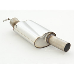 3"(76mm) Exhaust (stainless steel) AUDI A3 VW Golf Seat Leon Skoda Octavia (981450R-X3-VA)