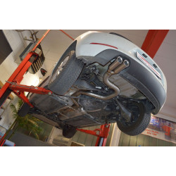 76mm Exhaust VW Beetle 5C a Cabrio inkl. Dune - ECE approval (981449A-X3-X)