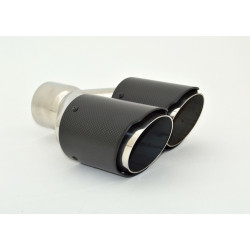 Exhaust tip Carbon 2x90mm (right) (ER-CB08)