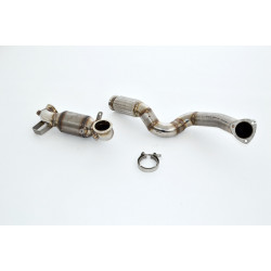 76mm Downpipe with 200CPSI sport kat. Opel Astra K (981184AT-X3-DPKAHJS)