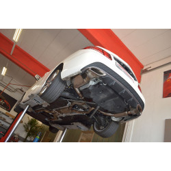 2x76mm Sport duplex exhaust Mercedes A/C207 E-Klasse - ECE approval (971617TD-X3)