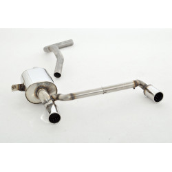 Duplex Sport exhaust silencer Renault Megane III (Typ Z) - ECE approval (971911TD-X)