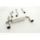 Izpušni sistemi Friedrich Motorsport 76mm Duplex exhaust system with stock valve control Ford Focus III DYB RS - ECE approval (991202KRS-X3-X) | race-shop.si
