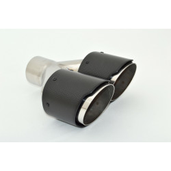 Exhaust tip Carbon 2x100mm (right) (ER-CB10A)