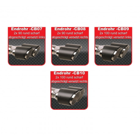 Izpušni sistemi Friedrich Motorsport Duplex Sport exhaust silencer (stainless steel) - ECE approval (971412D-x) | race-shop.si