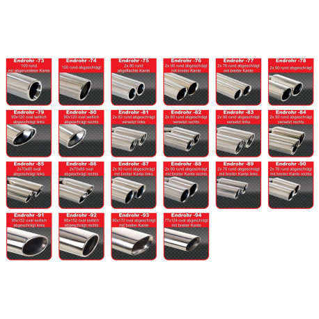 Izpušni sistemi Friedrich Motorsport Gr.A Duplex Exhaust Opel Astra H - ECE approval (961167D-X) | race-shop.si