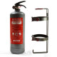 Gasilni aparati RRS manual Fire extinguisher 2kg FIA (grey) | race-shop.si