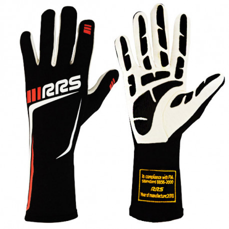 Rokavice Race gloves RRS Grip 3 with FIA (inside stitching) red/ black | race-shop.si