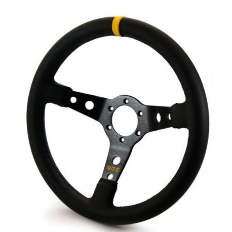 Volani Steering wheel RRS SIMILI, 350mm, ECO leather, 65mm deep dish | race-shop.si
