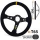 Volani Volanski obroč RRS Karbon, 350mm, semiš, 65mm globoka zasnova | race-shop.si