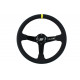 Volani Steering wheel SLIDE, 350mm, ECO leather, 90mm deep dish | race-shop.si