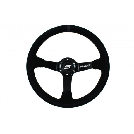 Volani Volanski obroč SLIDE 3, 350mm, semiš, 90mm globoka zasnova | race-shop.si