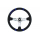 Volani Steering wheel SLIDE 4, 350mm, suede, 90mm deep dish | race-shop.si