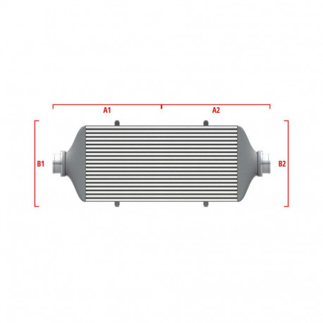 Po meri Performance custom intercooler Wagner 600mm x 300mm x 90mm | race-shop.si