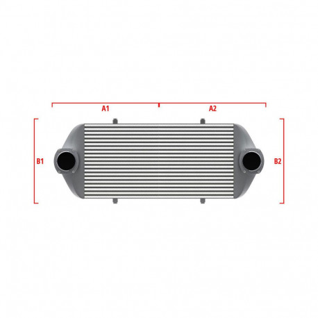 Po meri Performance custom intercooler Wagner 600mm x 300mm x 90mm | race-shop.si