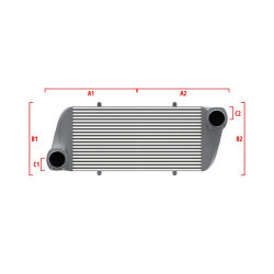 Competition custom intercooler Wagner 600mm x 300mm x 90mm