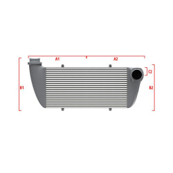 Performance custom intercooler Wagner 700mm x 300mm x 90mm