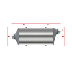 Competition custom intercooler Wagner 700mm x 300mm x 90mm