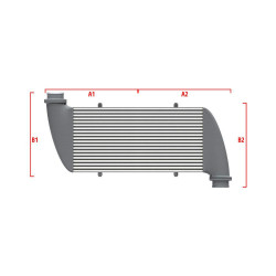 Performance custom intercooler Wagner 500mm x 400mm x 100mm