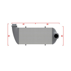 Competition custom intercooler Wagner 500mm x 400mm x 100mm