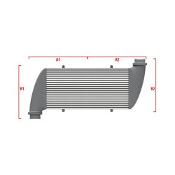Performance custom intercooler Wagner 500mm x 400mm x 100mm