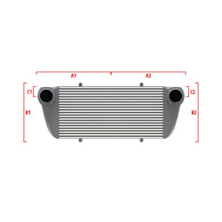 Performance custom intercooler Wagner 500mm x 400mm x 100mm