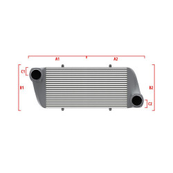 Performance custom intercooler Wagner 500mm x 400mm x 100mm