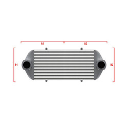 Performance custom intercooler Wagner 650mm x 400mm x 100mm