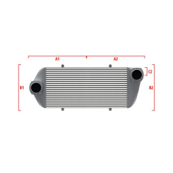 Performance custom intercooler Wagner 500mm x 300mm x 90mm