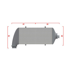 Competition custom intercooler Wagner 500mm x 300mm x 90mm